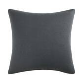 Vince Camuto Lyon Charcoal Gray/White Cotton Reversible Comforter Set ...