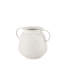 Petit vase Donzel blanc avec taches noires