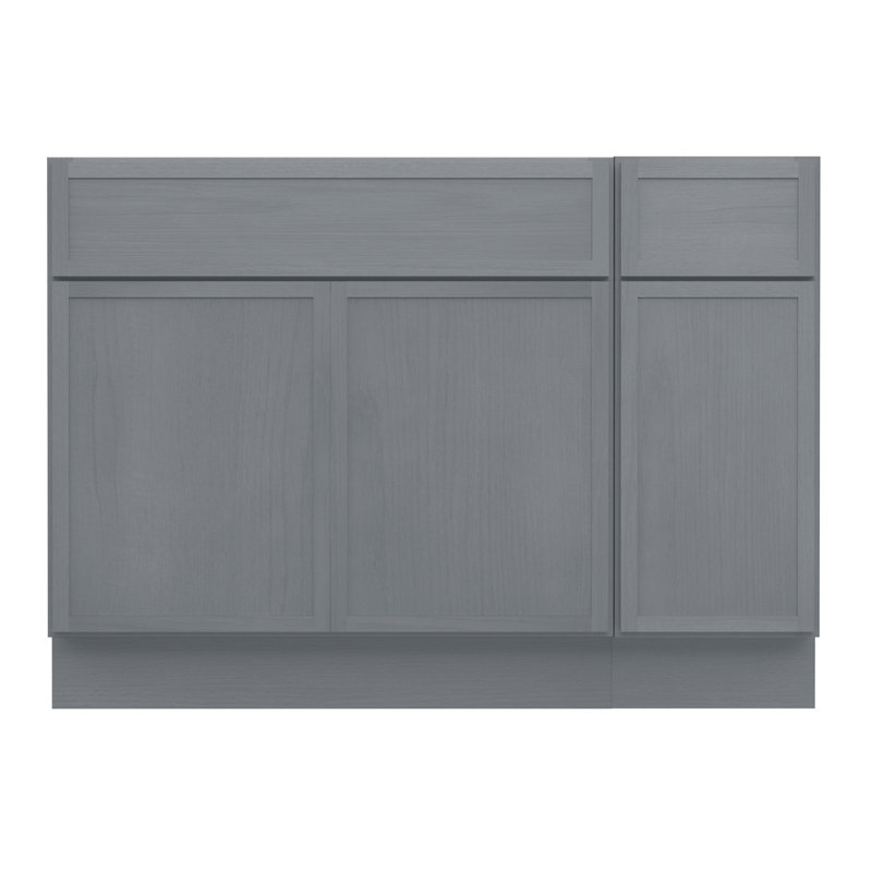 42'' Single Bathroom Vanity Base Only, Silver