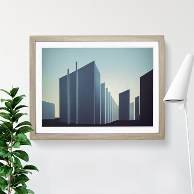 Futuristic Buildings Architecture - Single Picture Frame Print