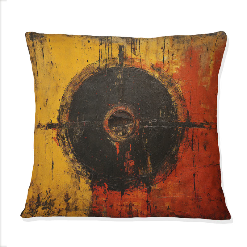 Coussin belge avec abstraction géométrique III - imprimé géométrique abstrait