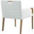 Aimee Vegan Leather Dining Arm Chair-1901019751-1901019748