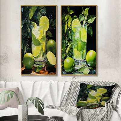 Ensemble de 2 décorations murales Caipirinha