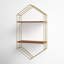 Moby Hexagon Metal Accent Shelf