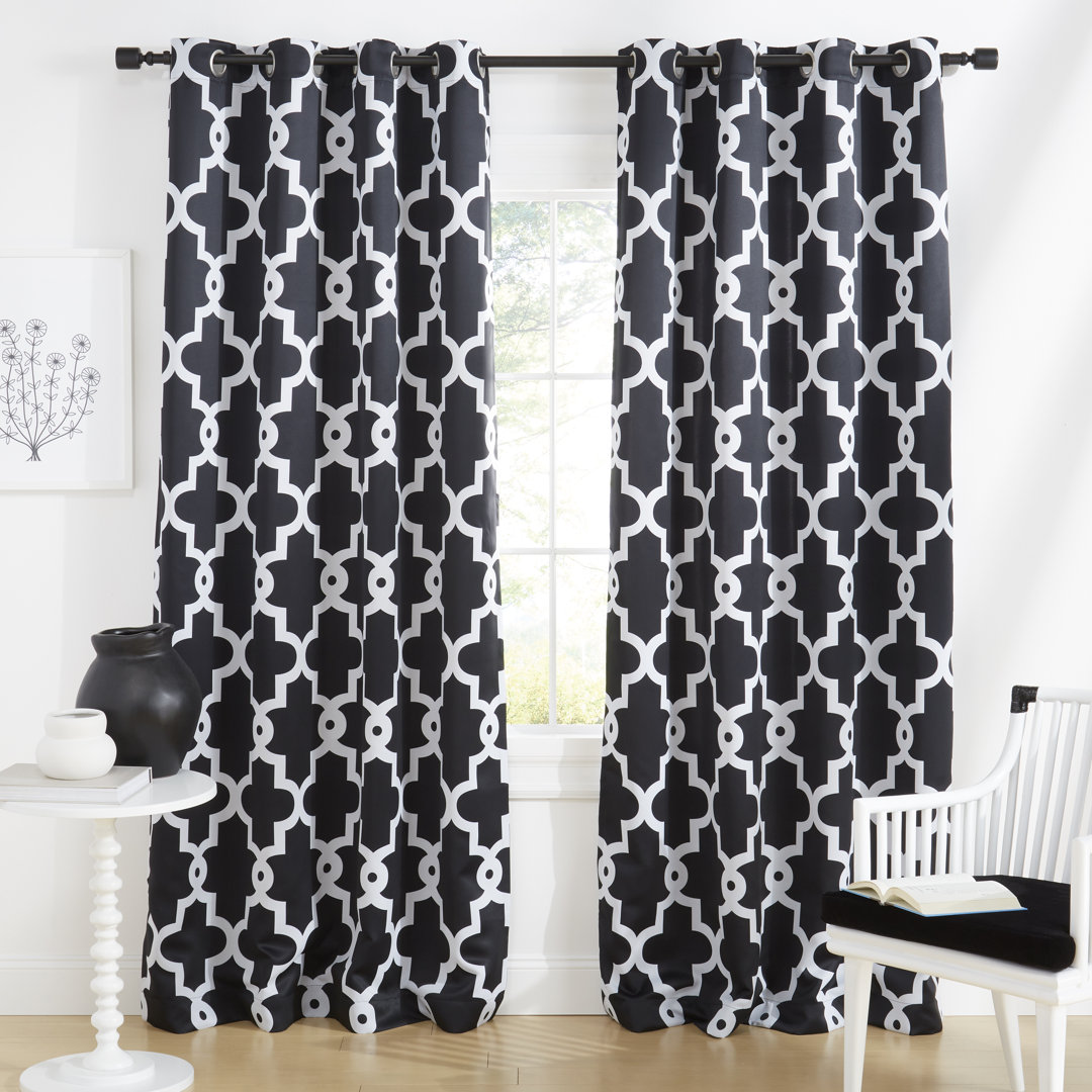 Kochi Light Filtering Linen Blend Grommet Top Curtain Panel Pair Amalgamated Textiles Curtain 