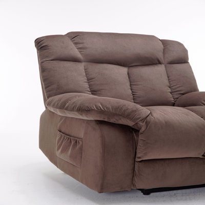 Fauteuil inclinable électrique Power Lift pour personnes âgées - Mécanisme d'inclinaison robuste et sécuritaire - Fauteuil de salon en tissu