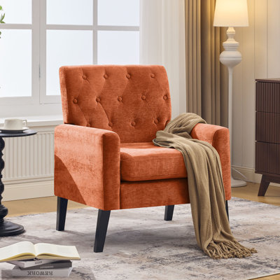 Fauteuil club rétro en similicuir - Style Mid-Century moderne pour le bureau et le salon