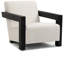 Fauteuil d'appoint en tissu texturé l 29,5 po Ward-87408936