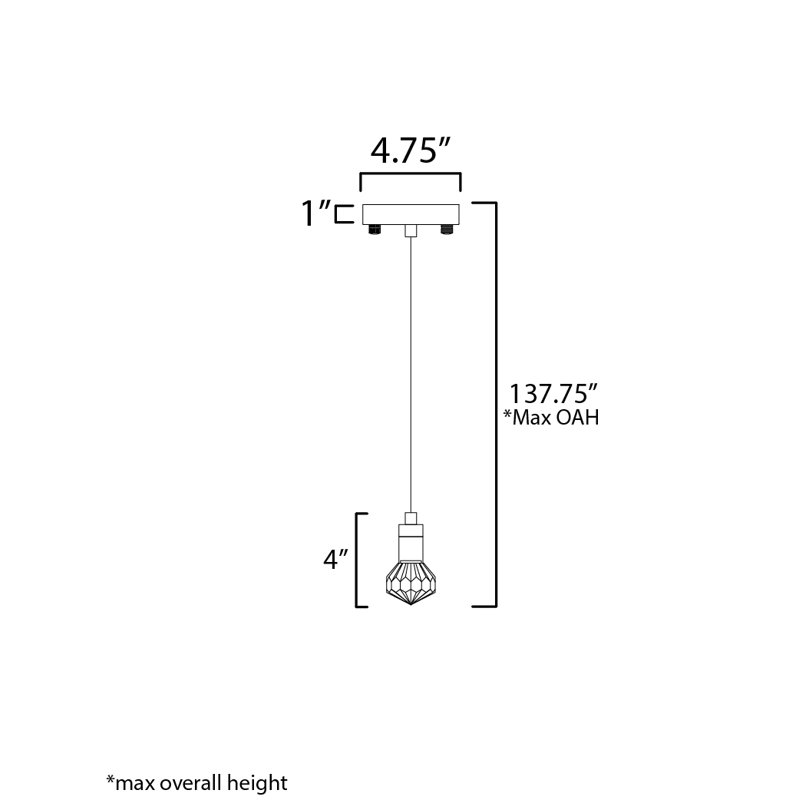 Norma Jeane 1 - Light Pendant