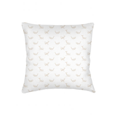Printed Pillows Linen Animal Print Accent Pillow