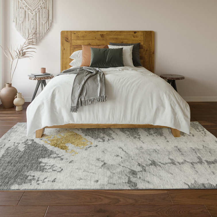 Premium Machine Washable Cerrito Gray Rug