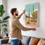Desert in Bloom Minimalist - Wrapped Canvas-1551689907-1551689909