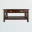 Aiyana 2-Drawer Coffee Table With Shelf in Cappuccino Finish, 17.87'' H X 36.78'' W X 20.87'' D