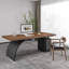 Bureau d'ordinateur en fer massif avec tiroirs Ironwork-1244795915