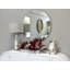 Snow Covered Evergreen And Pinecone Holiday Arrangement