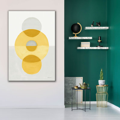 «In Entre 2 Yellow» par Danhui Nai, art mural sur toile