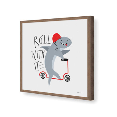 Roll With It Shark by Rachel Nieman Art Print