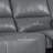 Talley 5 Piece Faux Leather Reclining Sectional with a Drop Down Table Seat-129247839