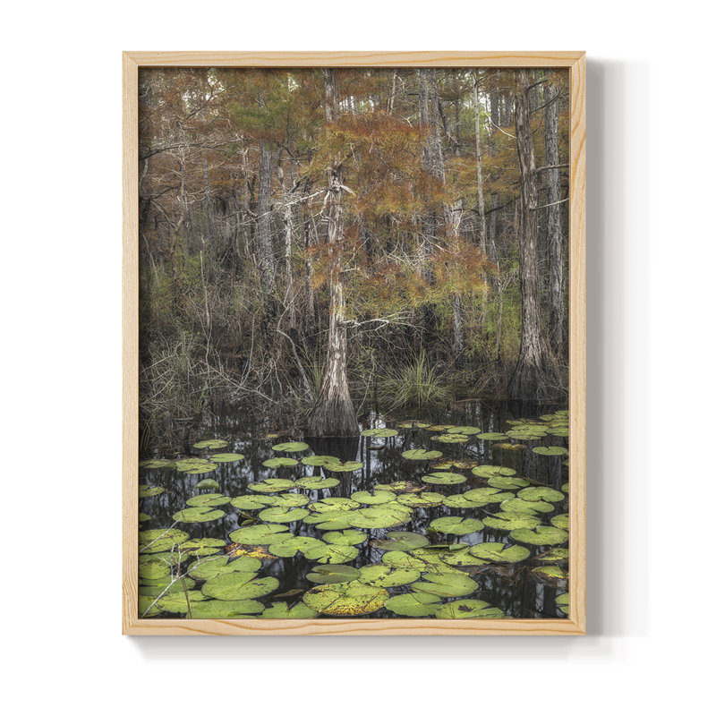 Black Water I Framed Print - Solid Wood, 30" H x 24" W