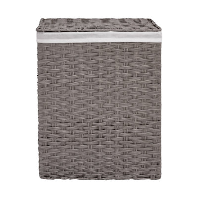 Handwoven Rectangle Laundry Hamper