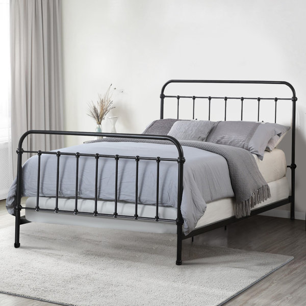 Gracie Oaks Otteridge Metal Standard Bed & Reviews | Wayfair