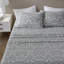 Ensemble de draps 4 pièces - Imprimé faune de sauge d'hiver, 100% flanelle de coton, dimensions luxueuses surdimensionnées jusqu'à une hauteur de matelas de 18 po, douceur supérieure, drap-housse élastique, pré-rétréci