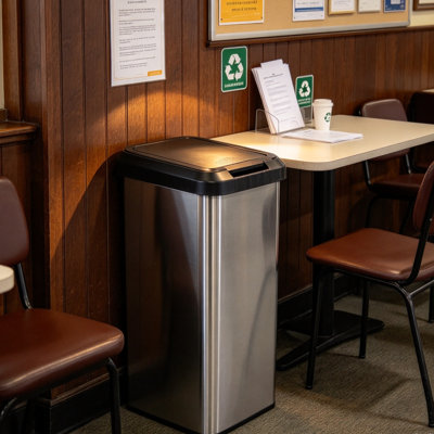 Stylish 45L Kitchen Bin with Innovative Swing-Lift Lid