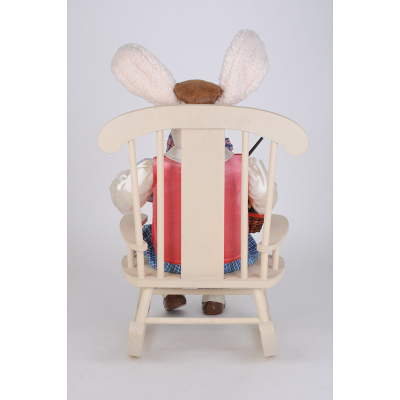 Artist Bunny with Chair