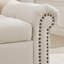 Banc de rangement rembourré avec compartiments de rangement segmentés-357616817-413202372