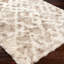 Beige Cream Modern Shaggy Rug, Abstract Stain Resistant Easy to Clean Rug For Living Room, Dining Room, Bedroom-790739395