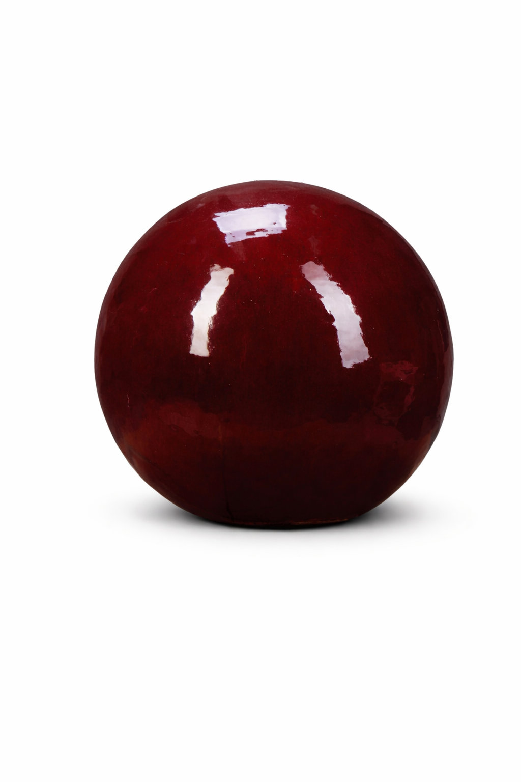 Sphere Garden Accent, Red, 11.75" H x 12" W x 12" D