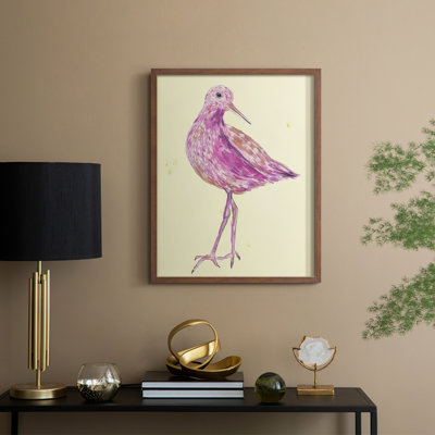 Seabird I Framed Print - Solid Wood