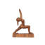 Mini figurines de yoga faites à la main en bois de 8 po, statue de pose de yoga, décor de studio de salle de yoga, cadeau de Yogi Mindful Home Decor, objets de décoration de tablette décorative - haute fente
