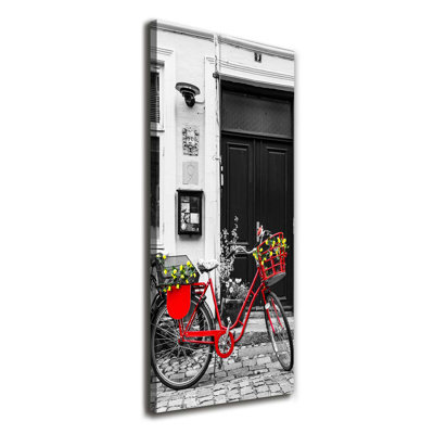 City Bike - Wrapped Canvas Print