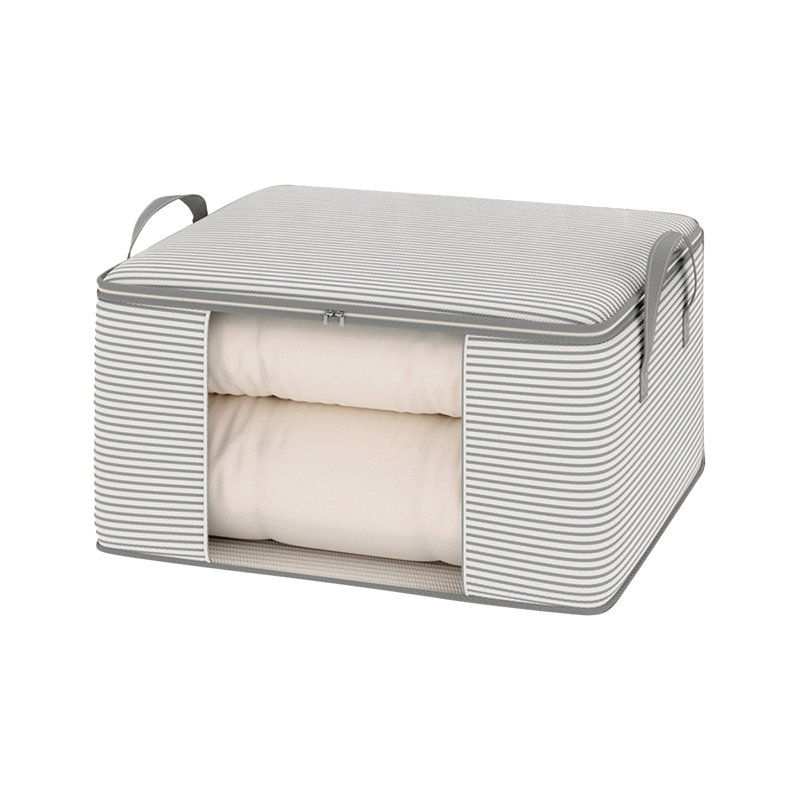  Quilt Storage Bags Moving Packing Bags, Large Capacity Storage Bins Portable Storage Containers with Reinforced Handles for Blanket, Comforter, Bedding