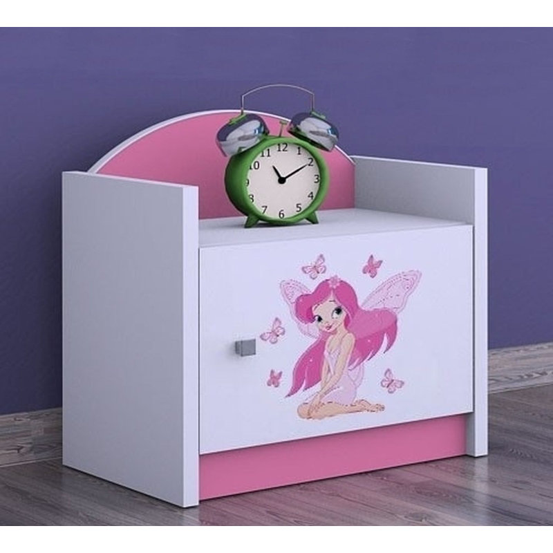 Huggard Nightstand, Pink