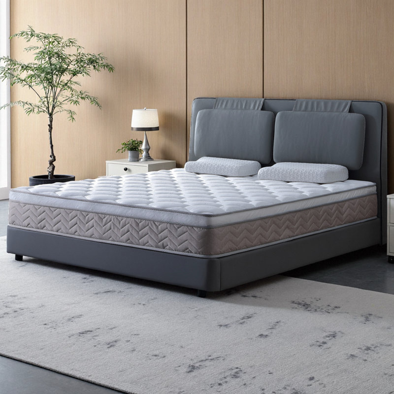 12 Inch Twin Hybrid Mattress in Box - CertiPUR-US Certified Memory Foam & Pocket Springs, Medium Firm, Fiberglass Free, Pressure Relief