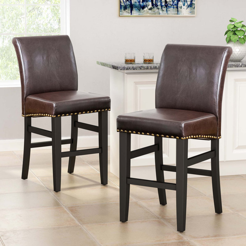 Tabouret Shaws, Brun, Tabouret de bar (assise de 30 po de hauteur)