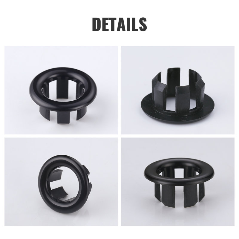 Sink Overflow Ring, Matte Black
