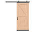 Porte de grange coulissante en bois de chêne blanc avec design K Karona-1040384124-1044617534