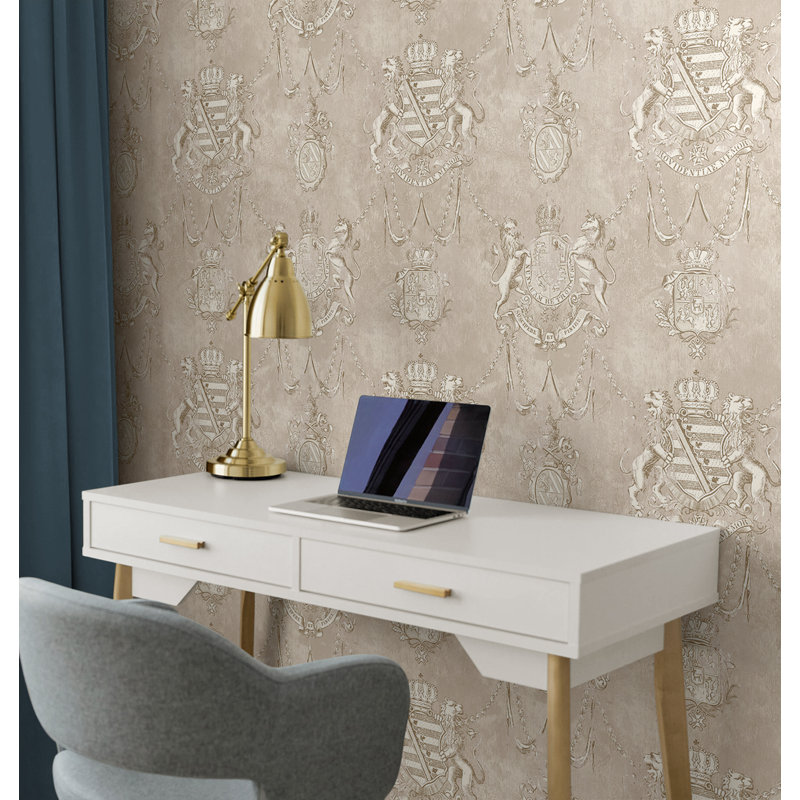  Papier peint écusson Designs Stone Lavern Crest, Pierre