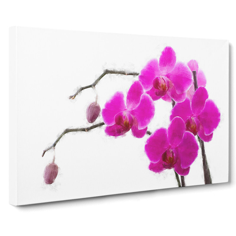 Orchid Flowers Vol.2 - Wrapped Canvas, 40cm H x 60cm W x 3cm D