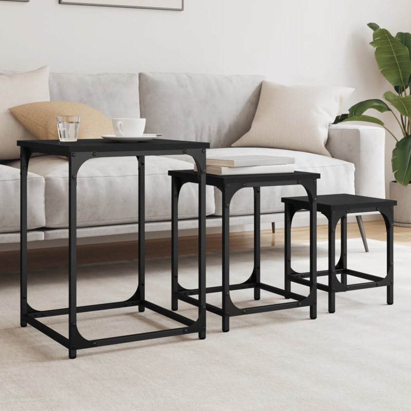 Aaiyana Four Leg Coffee Table, Black