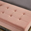 Banc de rangement rembourré en velours Margarete-1758722507
