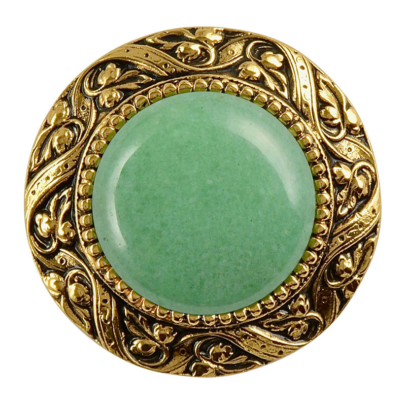 Jewel Mushroom Knob, Gold