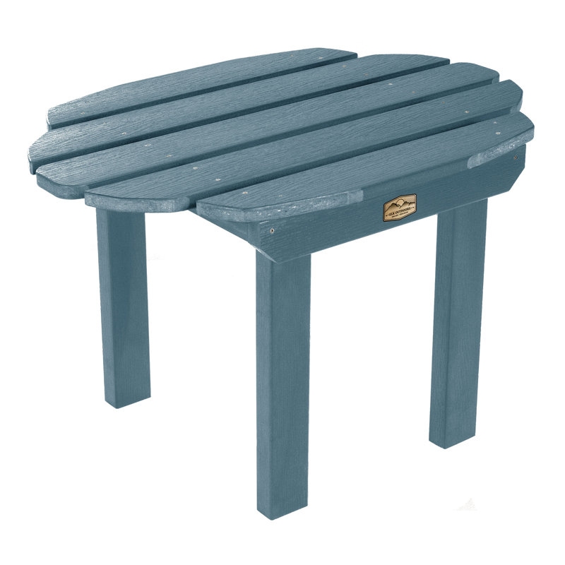 Wyona Outdoor Side Table , 27'' in. W 19'' in. D, Nantucket Blue