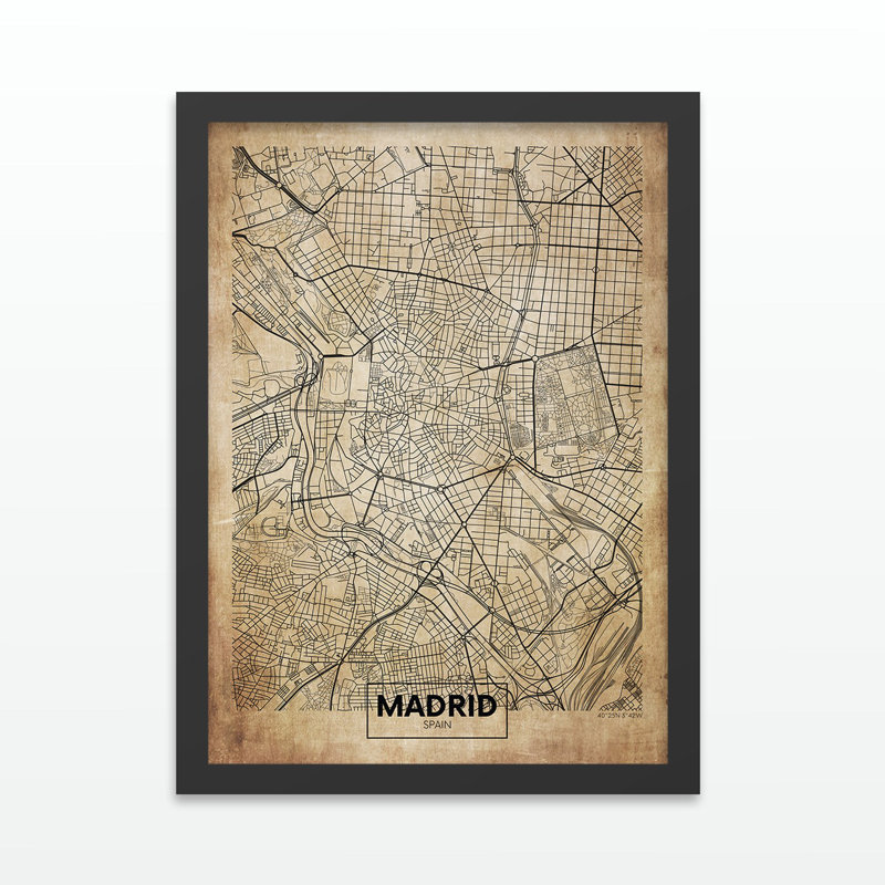 Peinture décorative sur toile, H 29,5 po x l 21,7 po