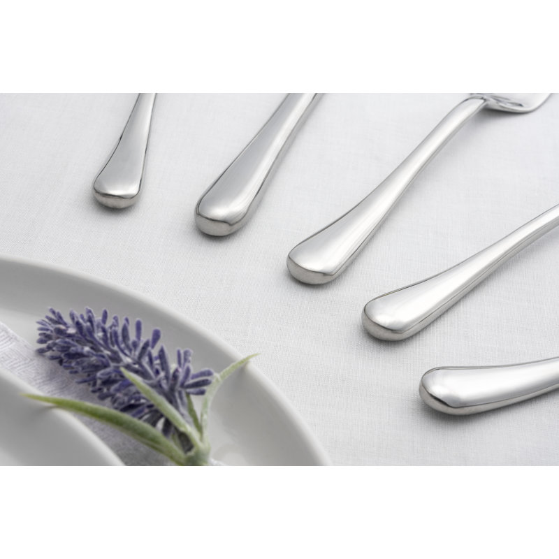 Grunwerg Gliss 24 Piece Cutlery Set for 6 People, 18/10 Stainless Steel
