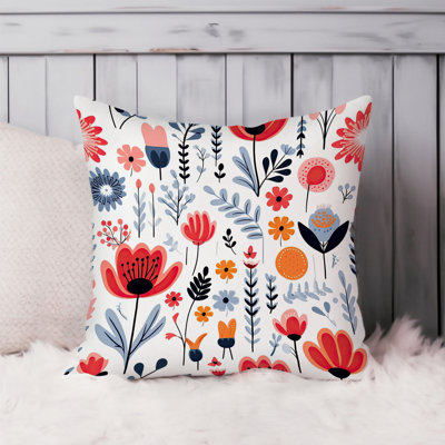 Botanical Scandinavian Flower Pattern VII