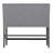 Upholstered Design Bench With Back